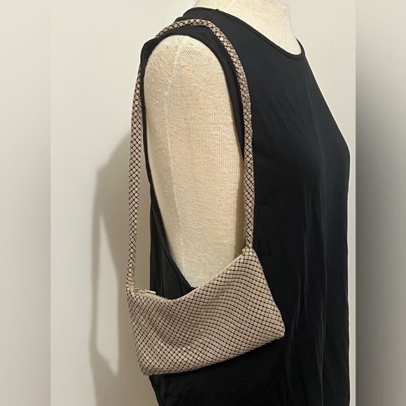 Vintage Jeanne Lottie Tan Mesh Purse - Picture 8 of 8